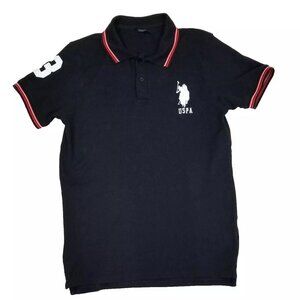 U.S. POLO ASSOCIATION Ladies Polo Shirt Size XL Black